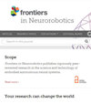Frontiers in Neurorobotics封面